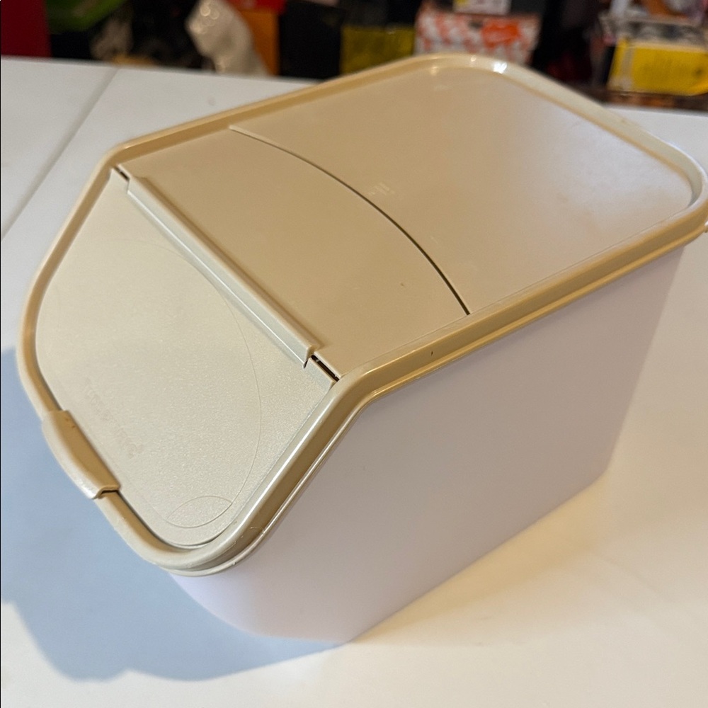 Tupperware Tan Storage Box - Picture 2 of 5